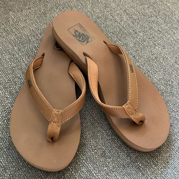 Vans brown flip flops - Picture 1 of 4
